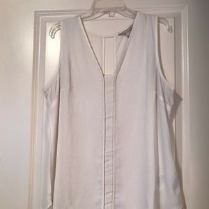 Banana Republic cream blouse